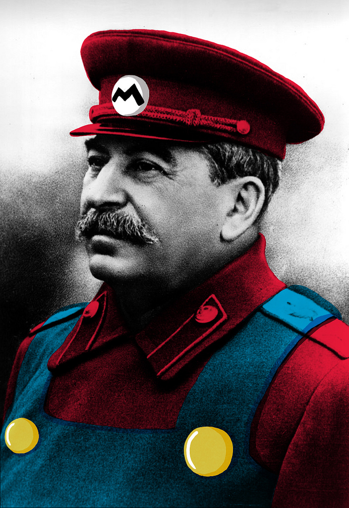 mario as stalin